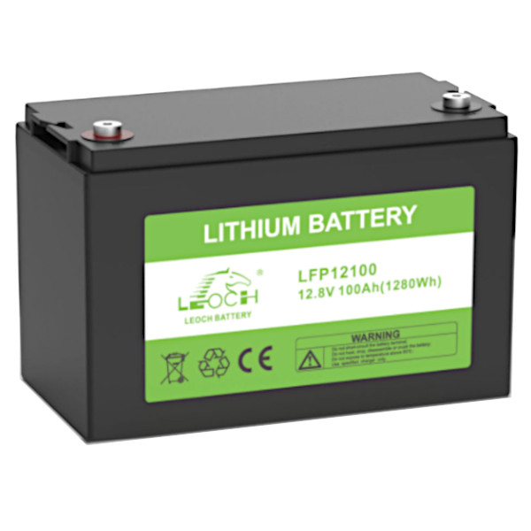 Batería Litio LiFePo4 Leoch Monobloque 12V 100Ah