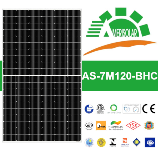 Panel Mono Perc Bifacial Amerisolar 120c 450Wp AS-7M120-BHC