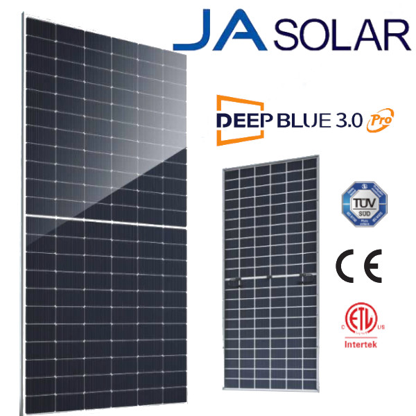 Panel Mono Perc Bifacial JA Solar 132c 610Wp - JAM66D45-610W/LB